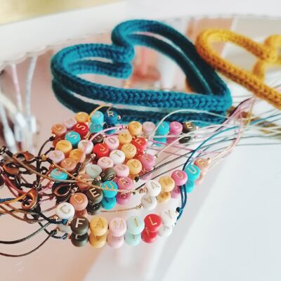 Pack de 10 bracelets femme colorful