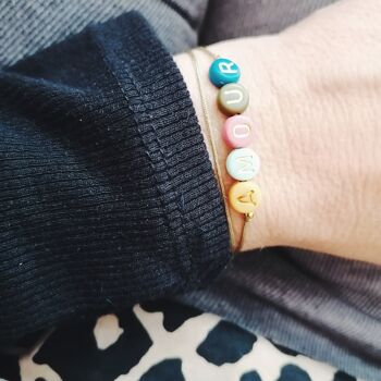 Pack de 10 bracelets femme colorful 4