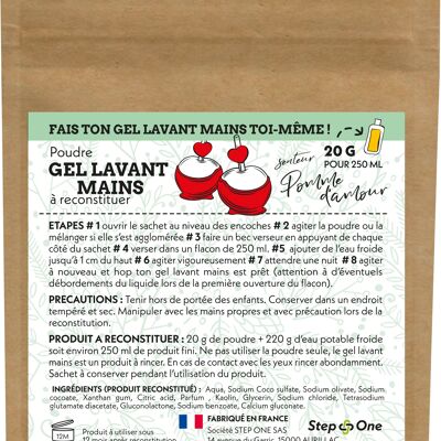 Dosierung: 20 g Handwaschgel mit Apple d'Amour-Duft – originelle Geschenkidee zum Valentinstag