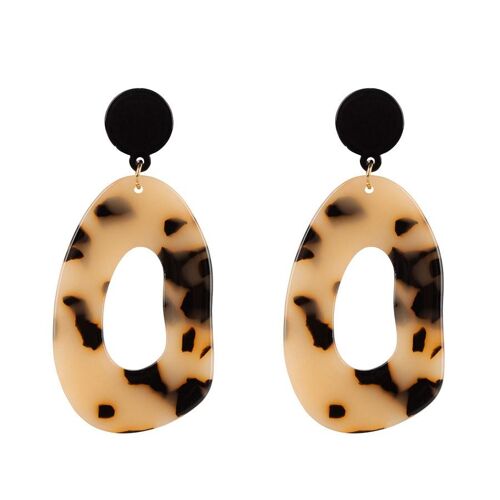 Abstract Tortoise Earrings