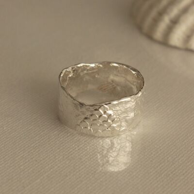 Ancient Poet ring - Silver