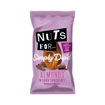 Nuts For Simply Dip'd Chocolate Almonds
