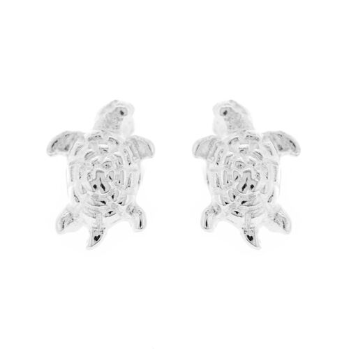 Simply Silver Turtle Studs and Presentation Box
