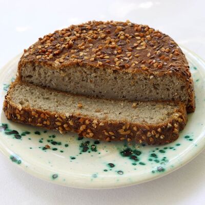 Pane fresco di grano saraceno biologico senza glutine