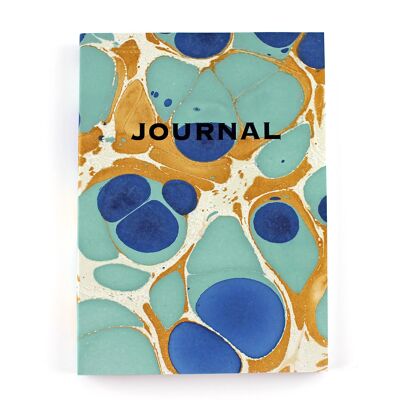 Royal Blue Marble Journal