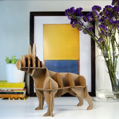 Mini French Bulldog cardboard dog