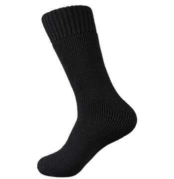 Chaussettes Ultra Chaudes en Laine Finlandaise - Noir 1