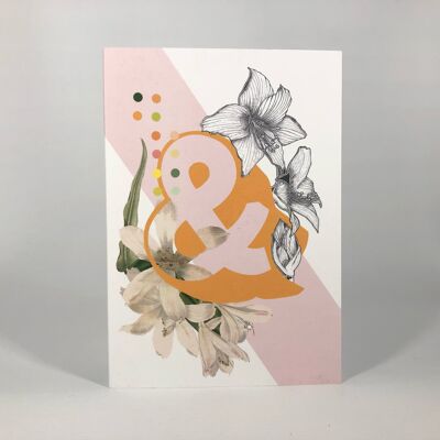 Botanical Alphabet & Greeting Card