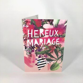 Carte de voeux Héreux Mariage 2