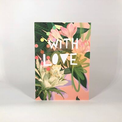 With Love Greeting Card Greeting Card