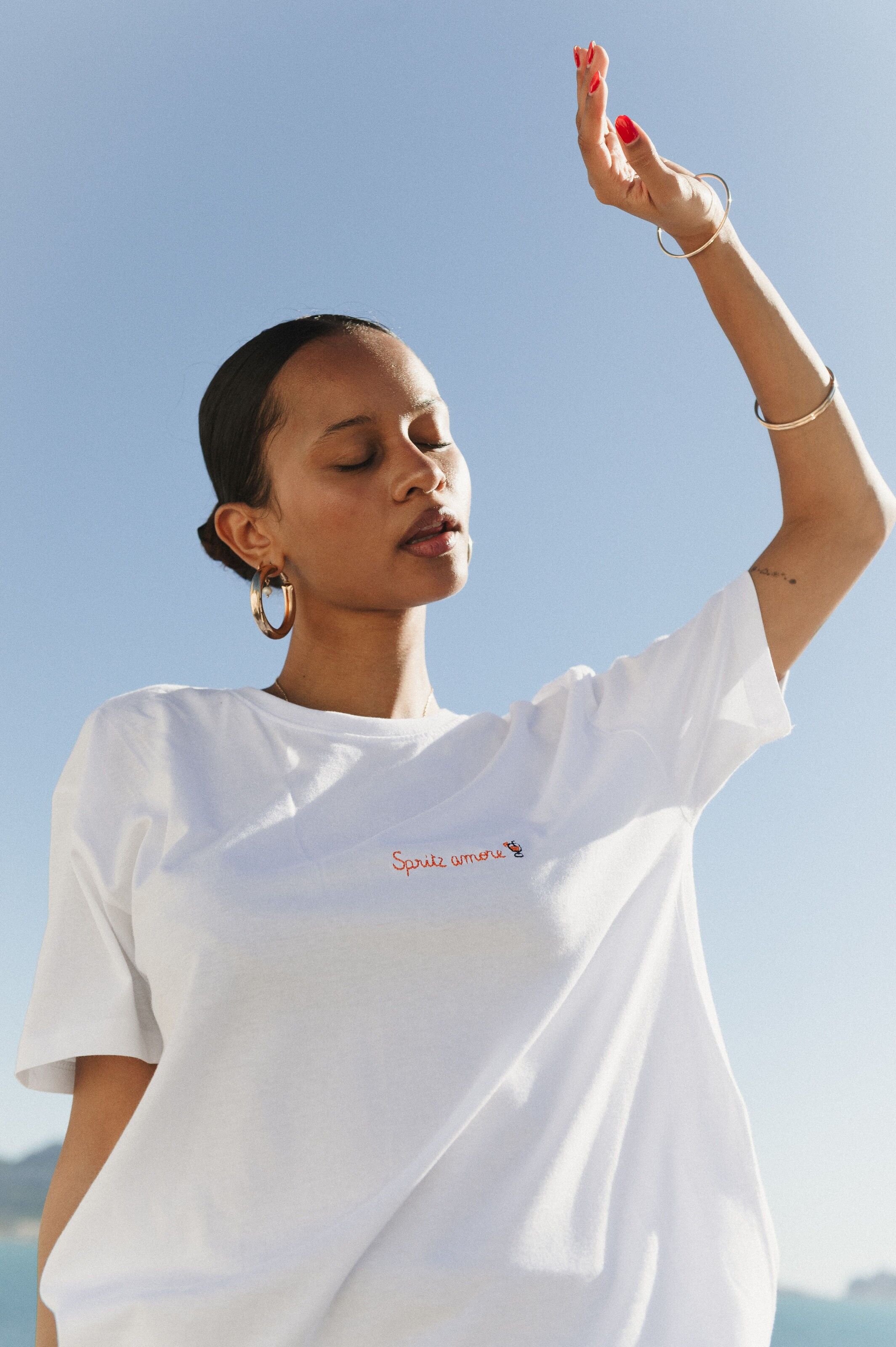 Camiseta bordada Spritz Amore