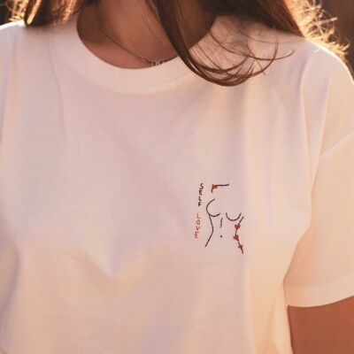 Self Love hand embroidered t-shirt