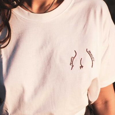 Private Property Hand Embroidered T-Shirt