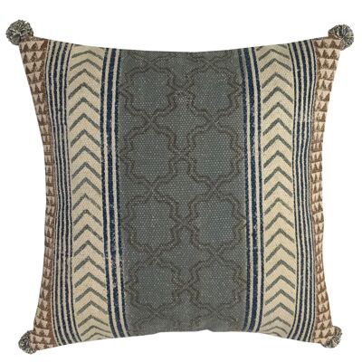 Funda-cushion cover batik 45x45cm azul/blue