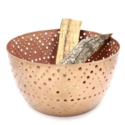 COPPER BASKET 39X21CM