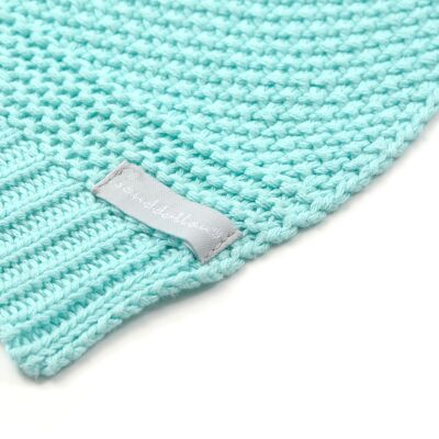 Coperta copriletto in cotone "Lagune Aqua Pearl"