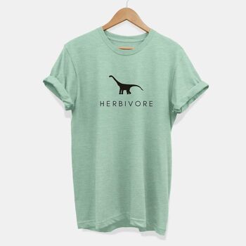 T-shirt végétalien éthique dinosaure herbivore (unisexe) 5