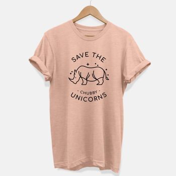 Sauvez les licornes potelées - T-shirt végétalien unisexe 5