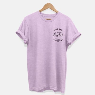 Salva l'angolo degli unicorni paffuti - T-shirt Vegan Fit unisex