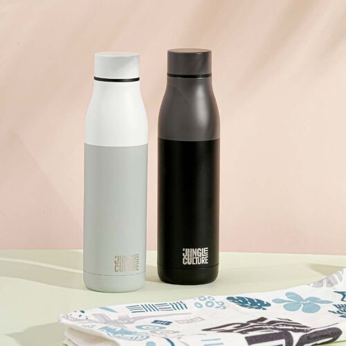 Reusable Stainless Steel Metal Water Bottles - 650ml (Two Colours Available)