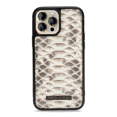 iPhone 13 Pro Max MagSafe leather case python natural