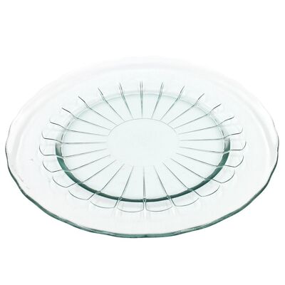 ASSIETTE CASUAL 28CM TRANSPARENTE