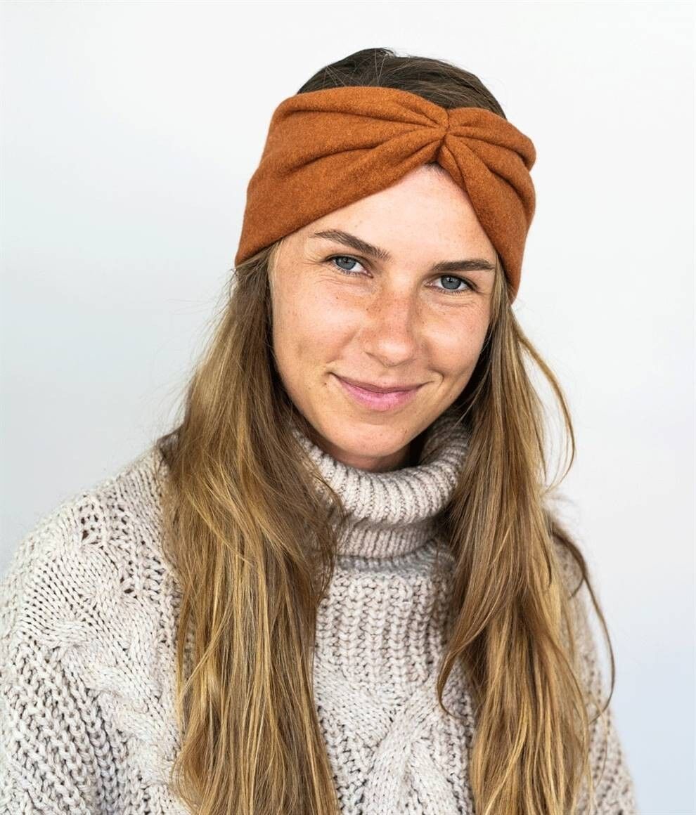 BANDEAU ARC EN COTON ROUILLE BIOLOGIQUE