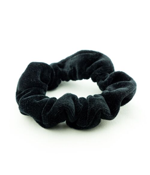 Scrunchie samt black