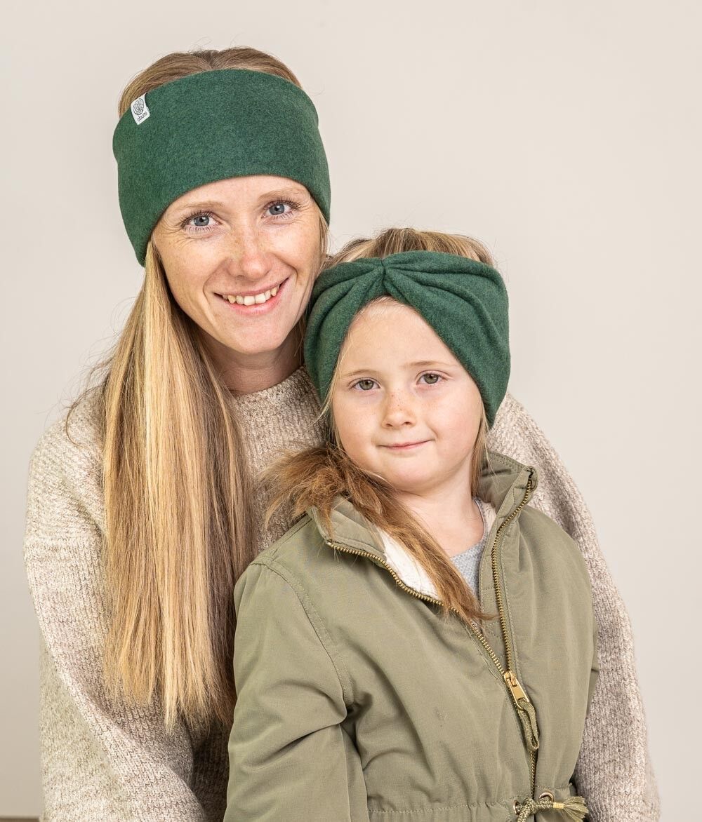 FASCIA CLASSICA IN COTONE VERDE BOSCO BIOLOGICO