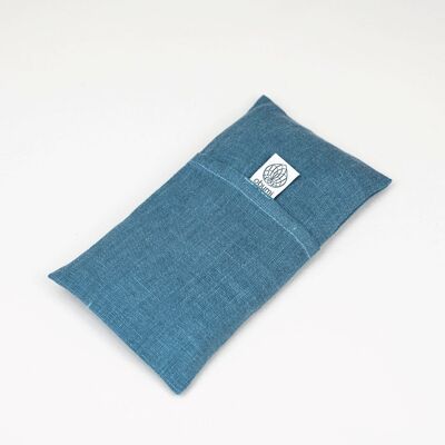 Lavender eye pillow including cover in Gray Blue