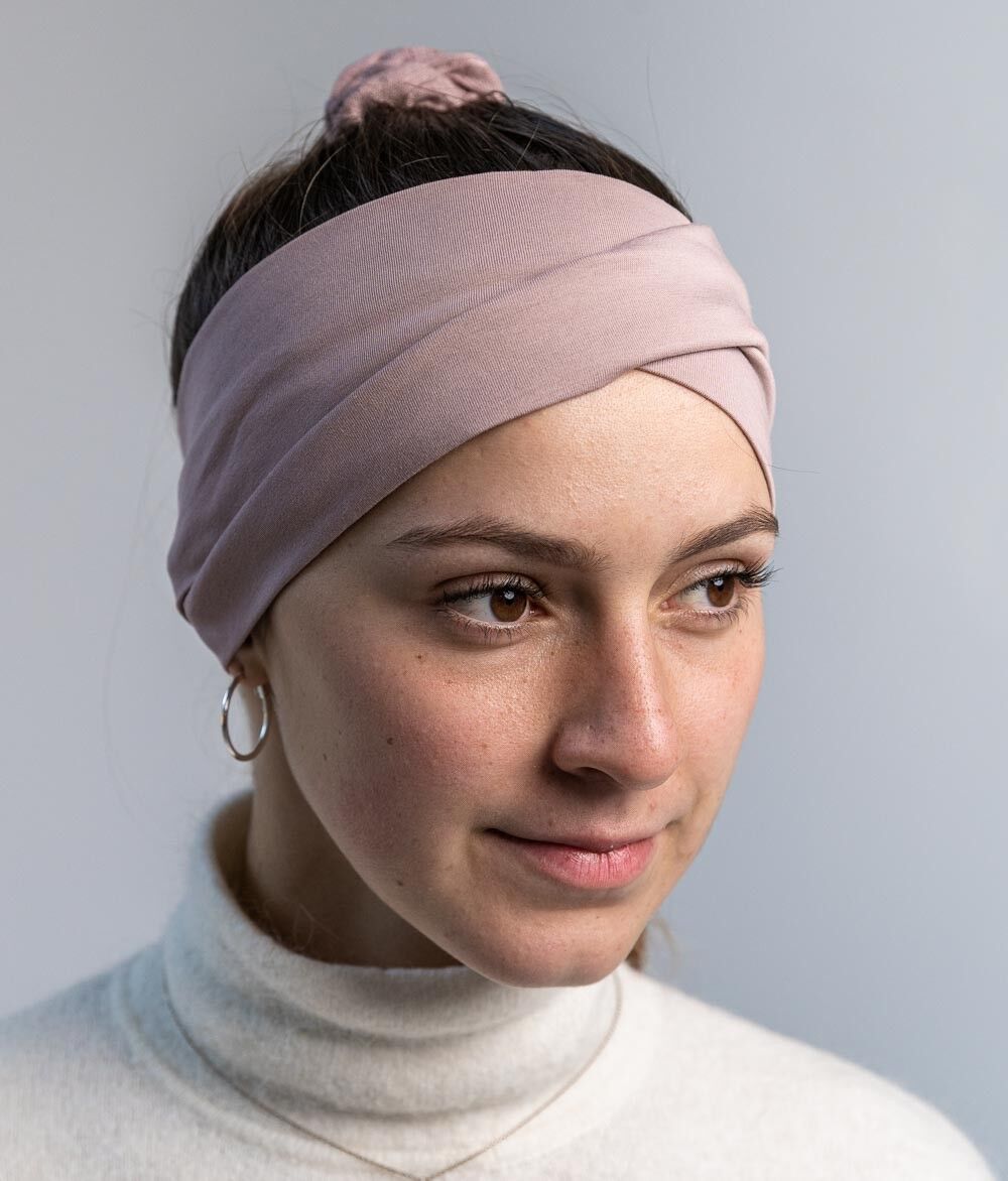 FASCIA CON DETTAGLIO AVVOLGENTE IN JERSEY BIOLOGICO WOODROSE