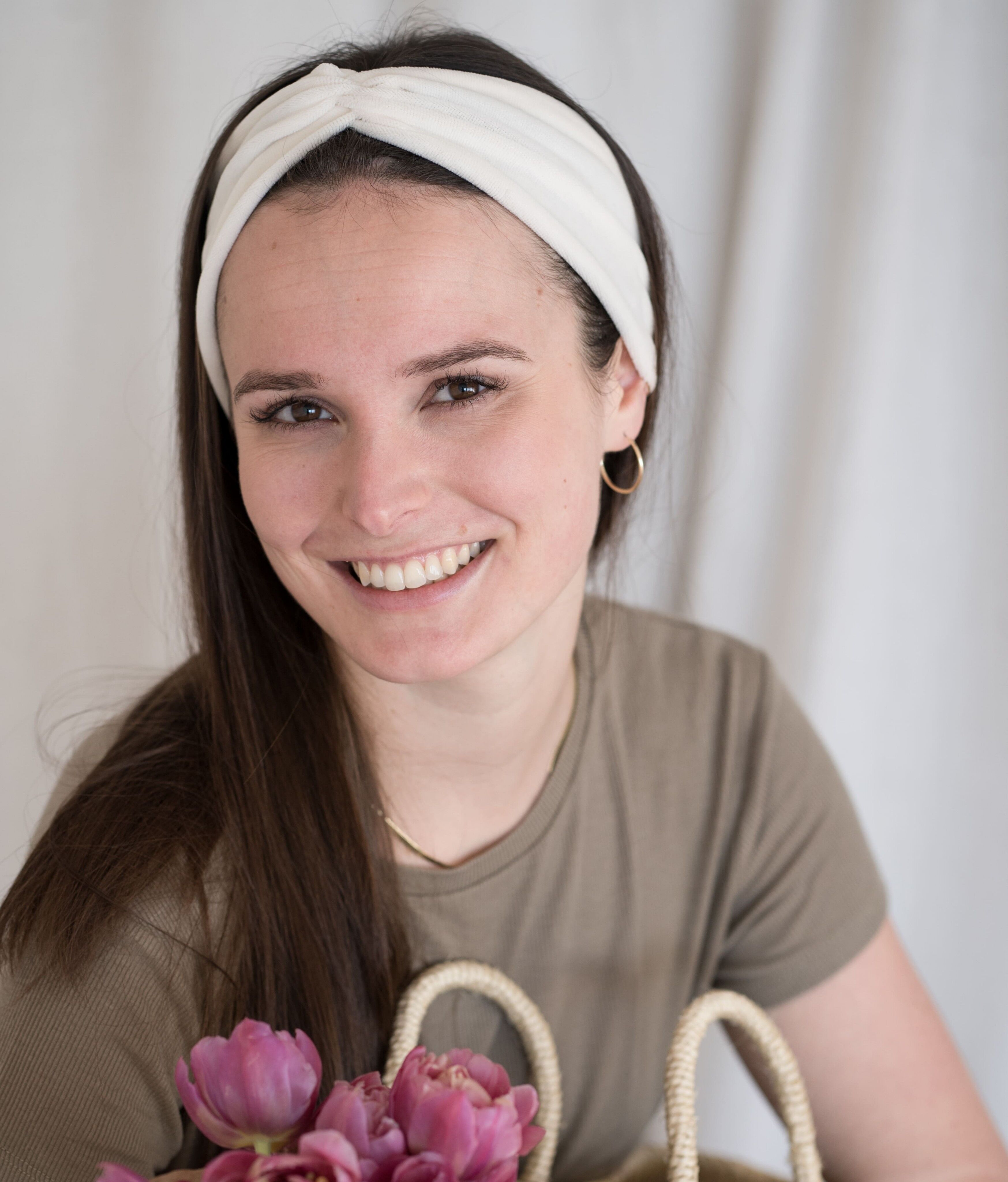 FASCIA CON FIOCCO IN VELLUTO ORGANICO NATURALE