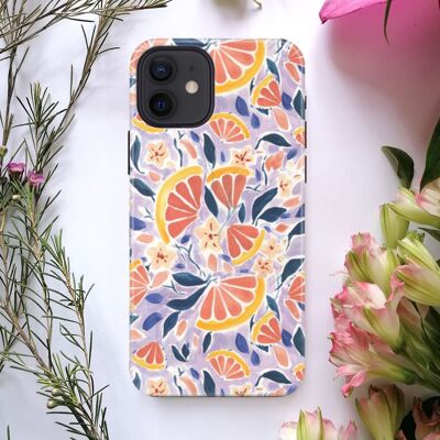 Grapefruit Phone Case-Hard Case-Gloss Finish