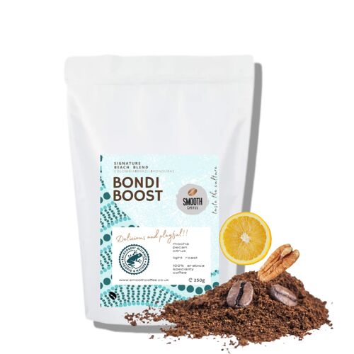 BONDI BOOST Coffee Signature Blend - 250g - Espresso - FINE GRIND