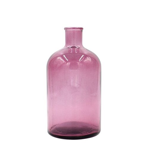 Botella retro 22cm rosado