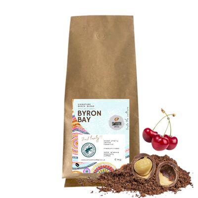 BYRON BAY Coffee Signature Blend - 1kg - Cafetière - MOLIDO GRUESO