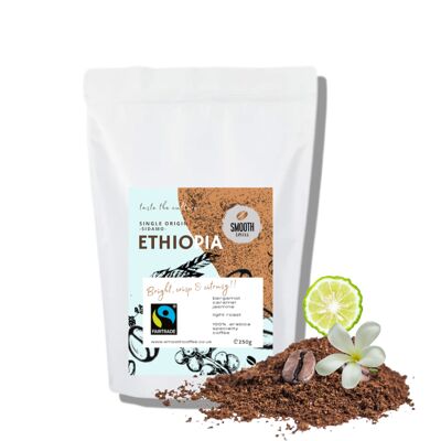ETHIOPIA Single Origin Coffee - 250g - Espresso - FINE GRIND