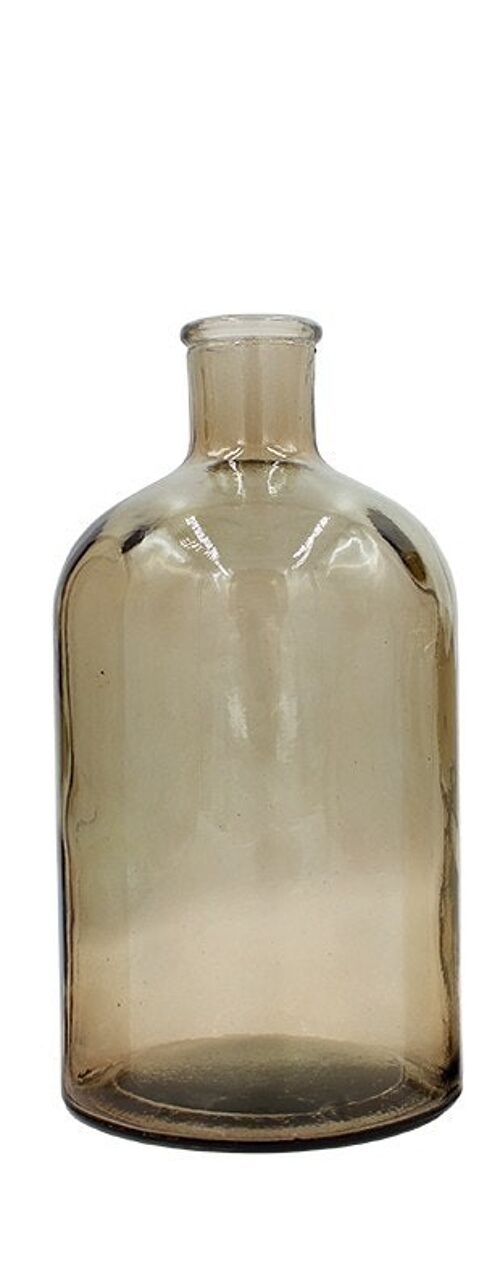 Botella retro 22cm beige