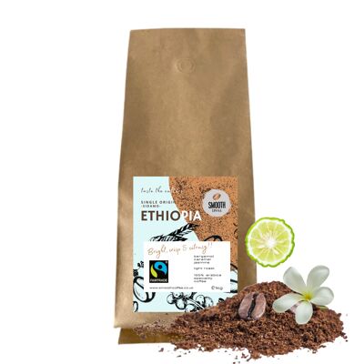 ETHIOPIA Single Origin Coffee - 1kg - Filter - MEDIUM GRIND