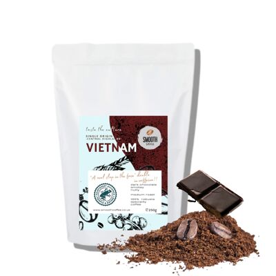 VIETNAM Single Origin Kaffee - 250g - Cafetière - GROBSCHLEIFEN