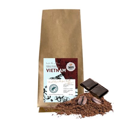 VIETNAM Single Origin Kaffee - 1kg - Cafetière - GROBSCHLEIFEN
