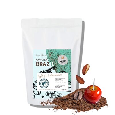 BRAZIL Single Origin Coffee - 250g - Espresso - FINE GRIND