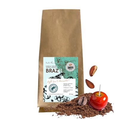 Café d'Origine Unique BRÉSIL - 1kg - Grains