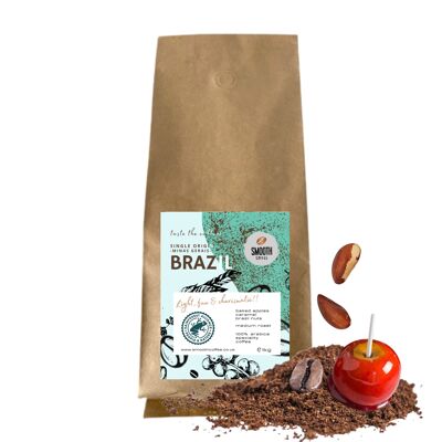 BRASIL Café de Origen Único - 1kg - Espresso - MOLIDO FINO