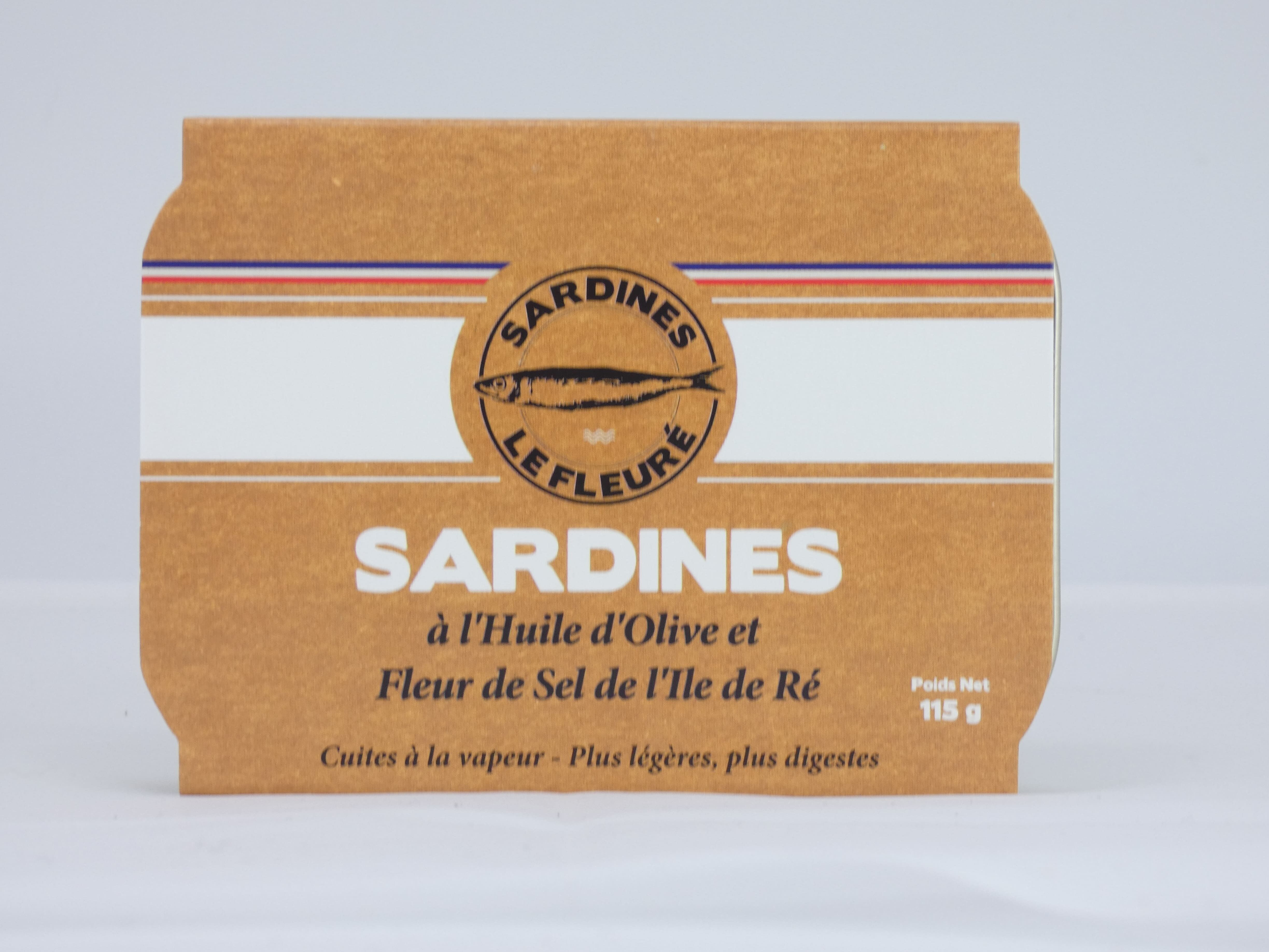 Sardinen in Olivenöl und Fleur de Sel von der Île de Ré