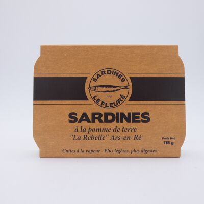 Canned sardines in olive oil and Ile de Ré potatoes