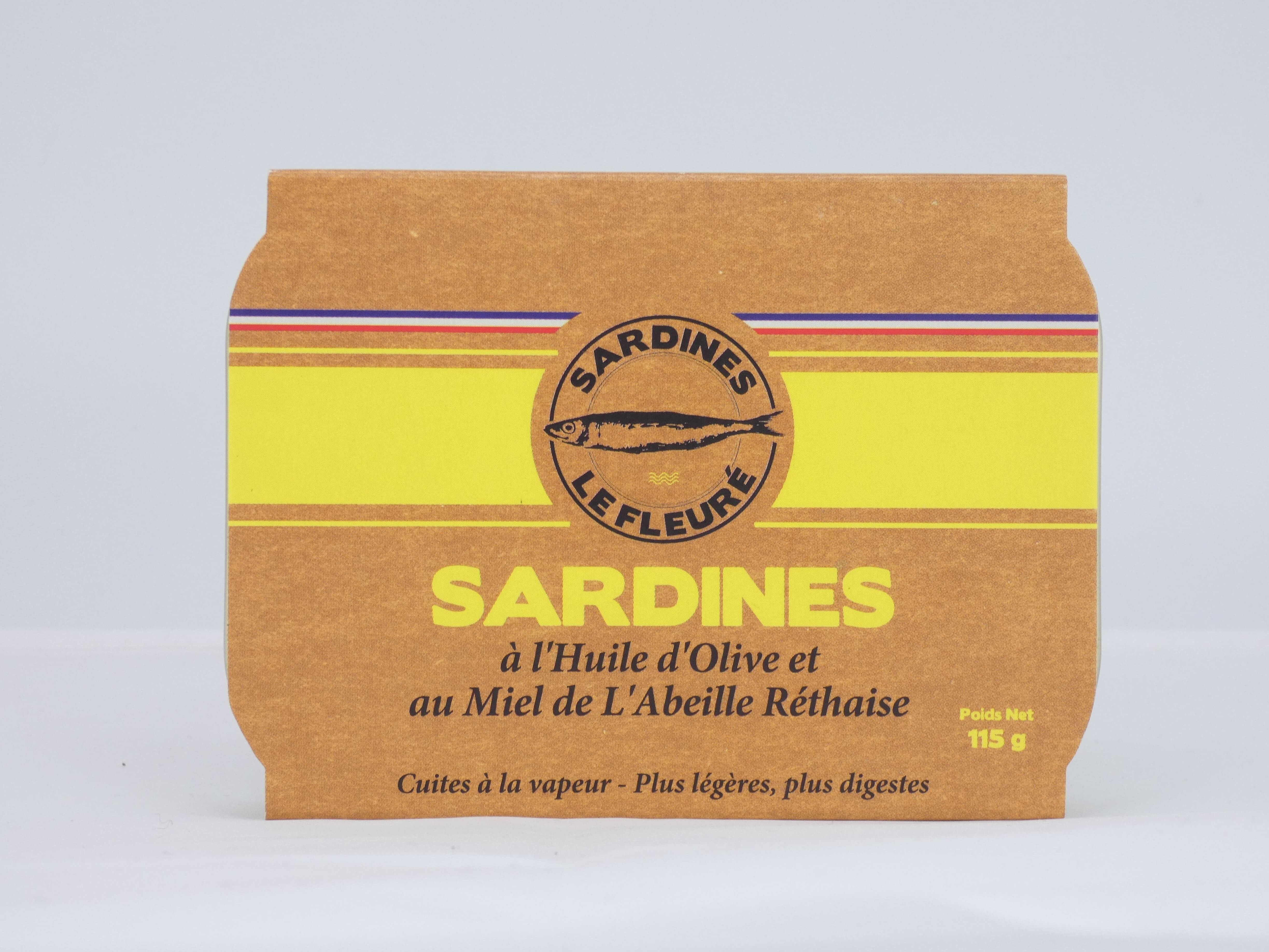 Sardinen in Olivenöl und Honig von der Île de Ré