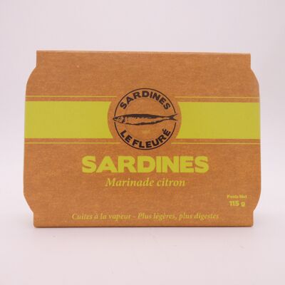 Sardinas enlatadas con adobo de limón