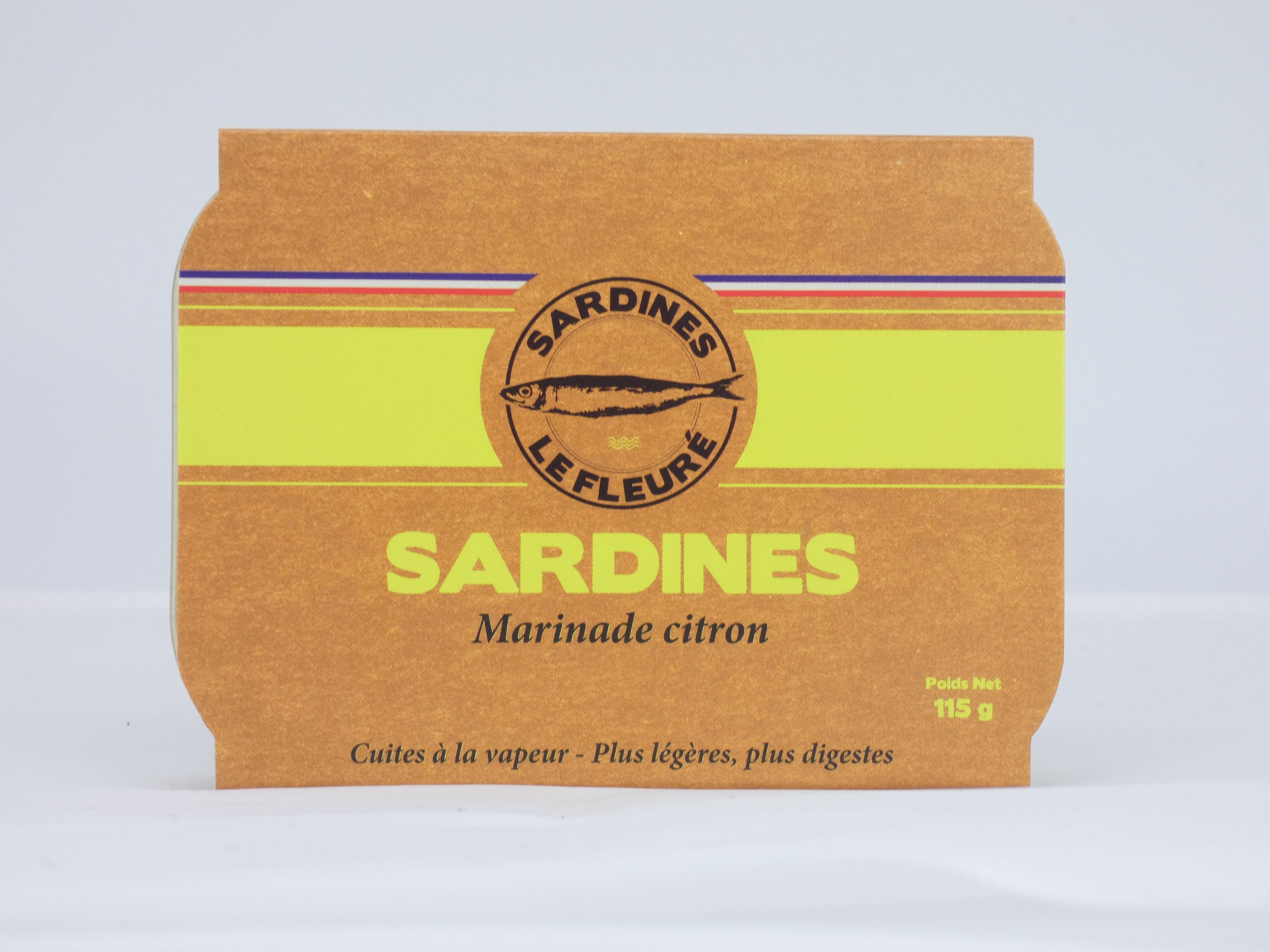 Sardinen in Zitronenmarinade aus der Dose