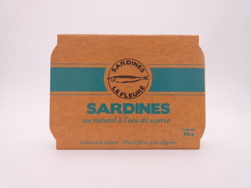 Sardines en boite à  l'eau de source (à poêler)